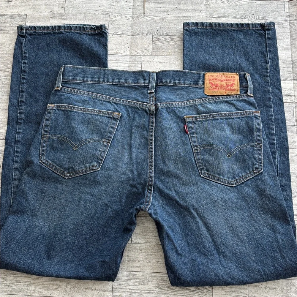 Levi’s 527 Jeans‎ Bootcut Mens 34 x 32 Distressed